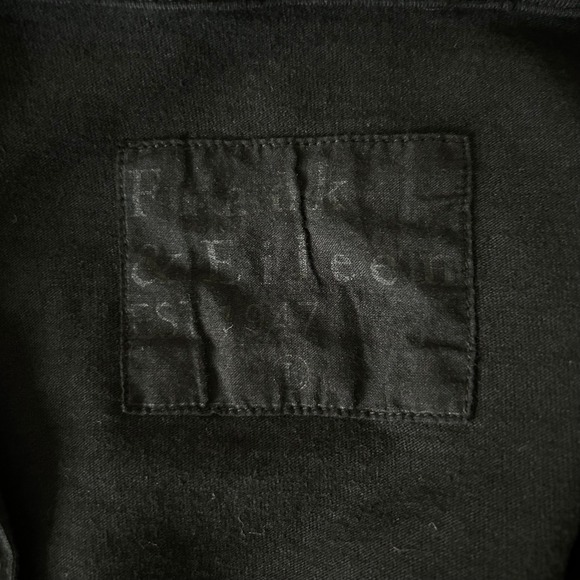 Frank & Eileen Patrick Popover Henley Heritage Jersey Tee Lab Black Cotton Large - Picture 5 of 7